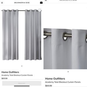 New Blackout Curtains  52x84
